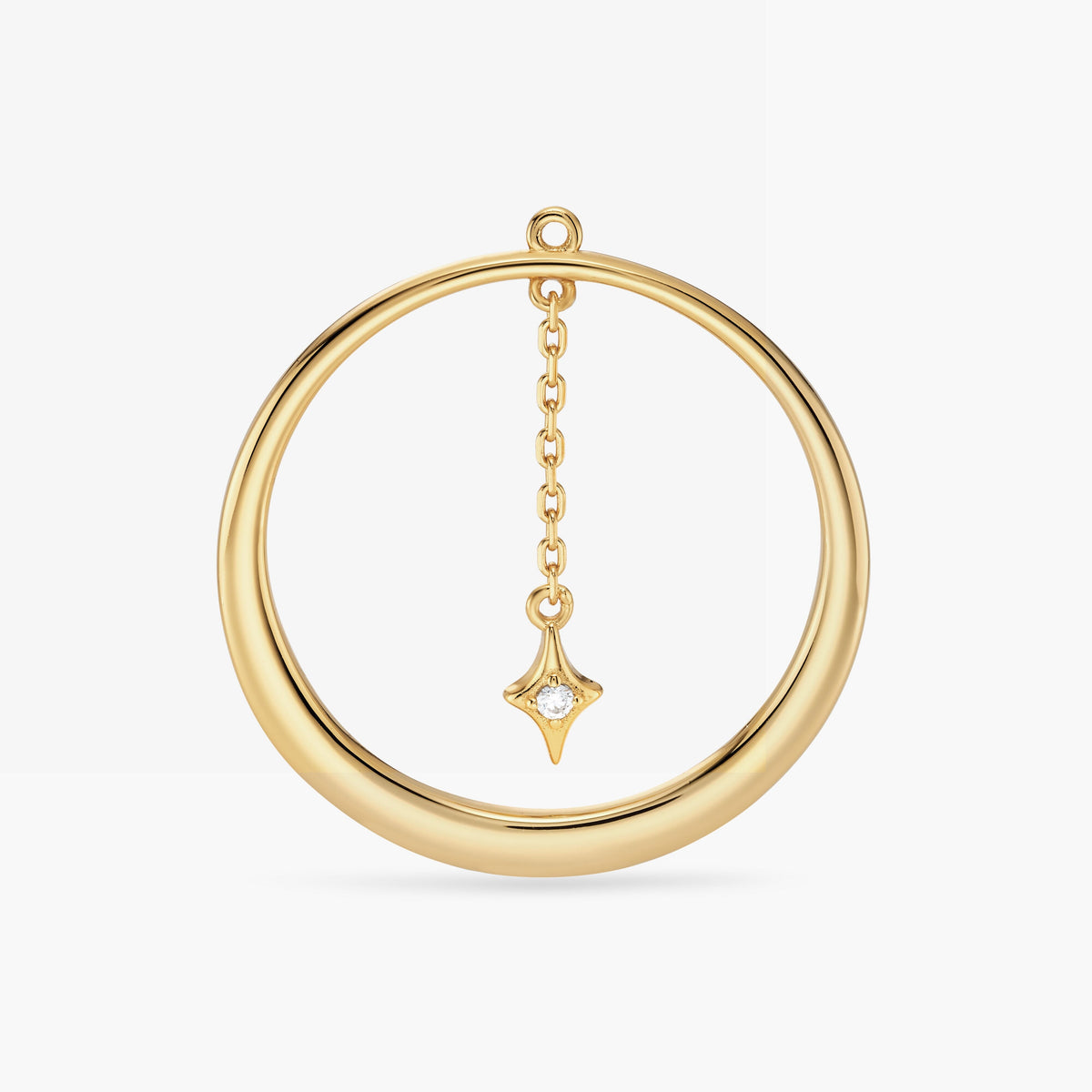 Éclipse Charm Nébuleuse Bijoux Or