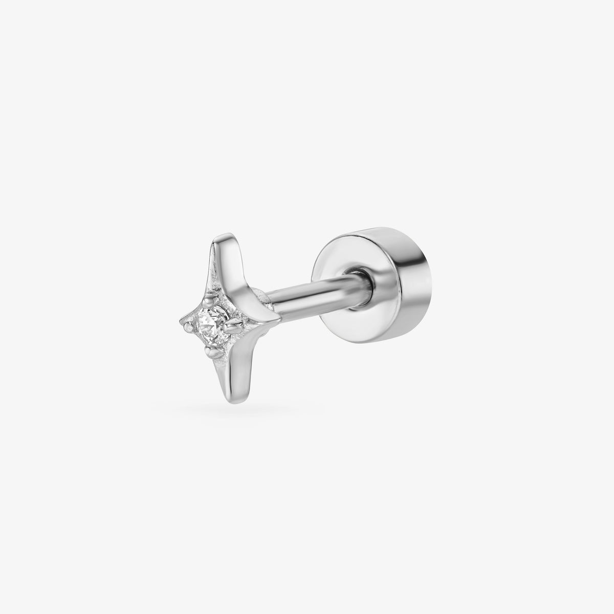 Piercing Belle Étoile Blanche