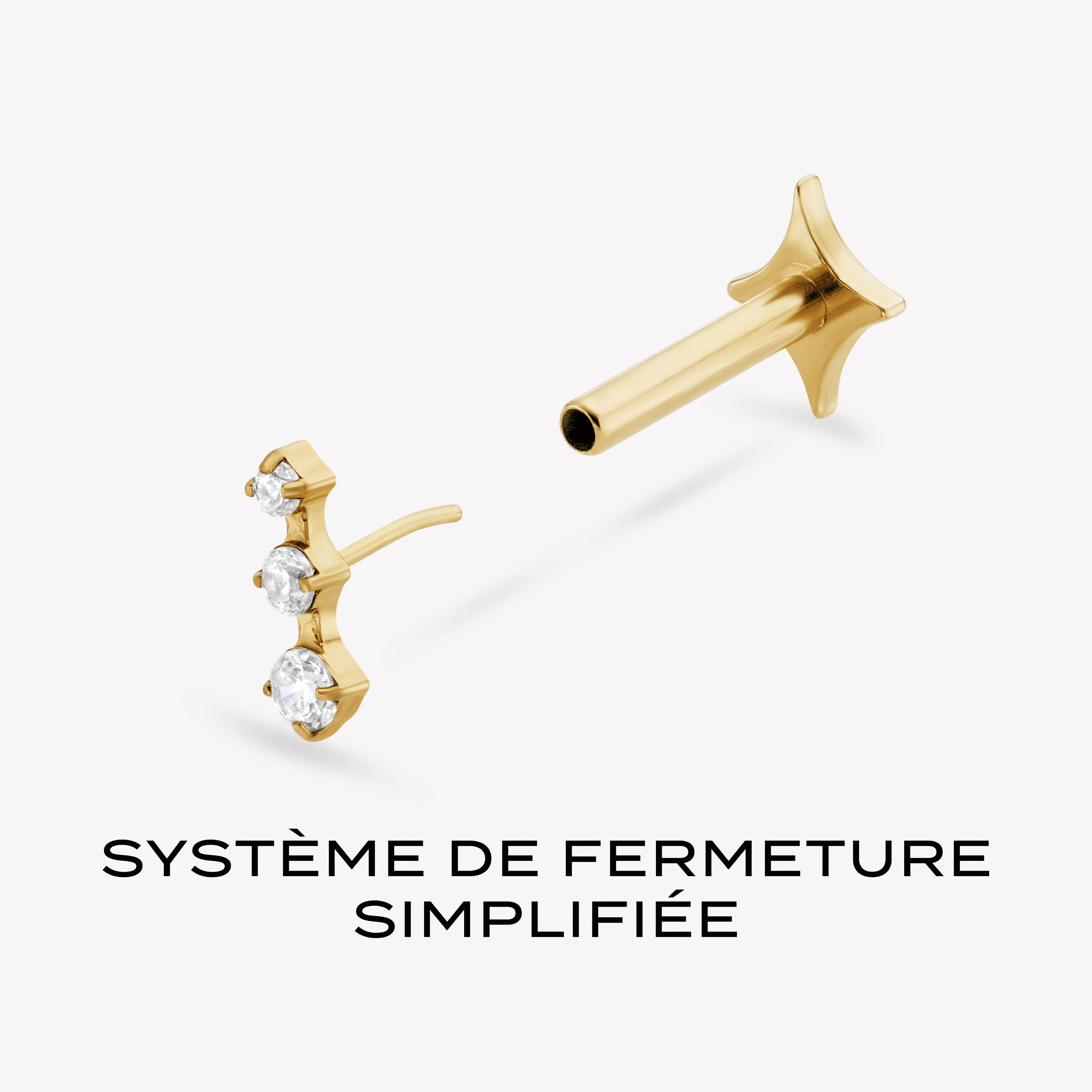 Céline Titane Barre Nébuleuse Bijoux