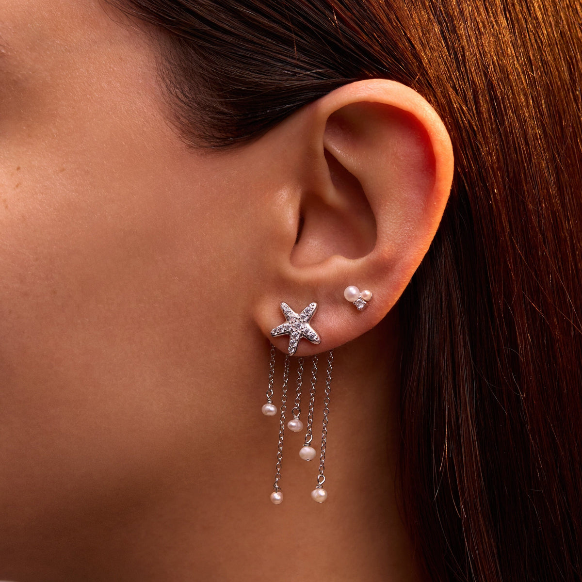Petite Ariel Puce Nébuleuse Bijoux