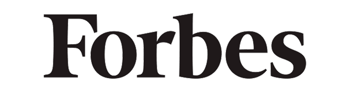 Logo du magazine Forbes en noir sur fond blanc