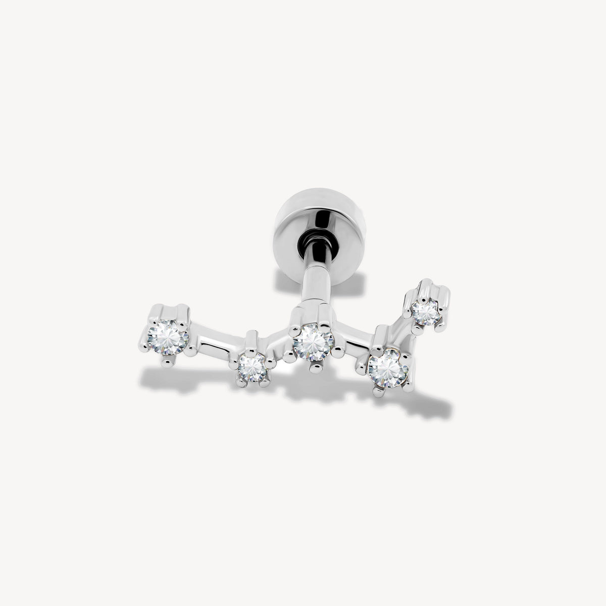 Cassiopée Blanche Piercing Nébuleuse