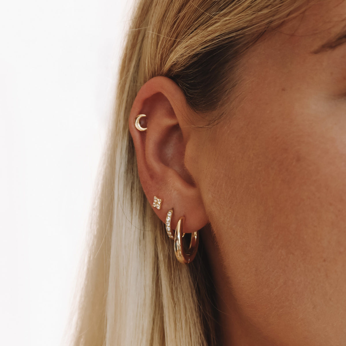 Lune Piercing Nébuleuse