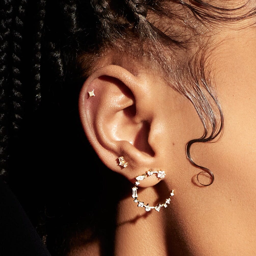 Céline Titane Barre Nébuleuse Bijoux 