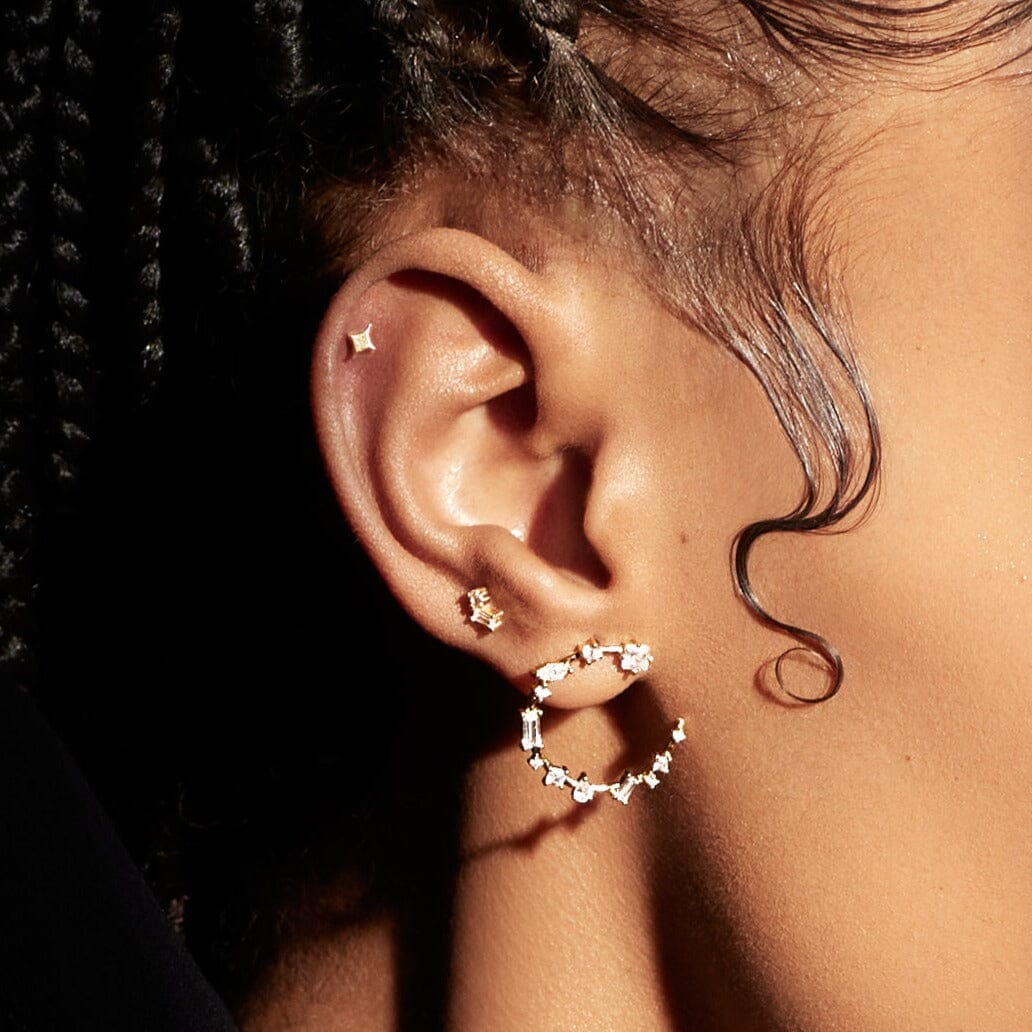 Léonie Titane Barre Nébuleuse Bijoux 