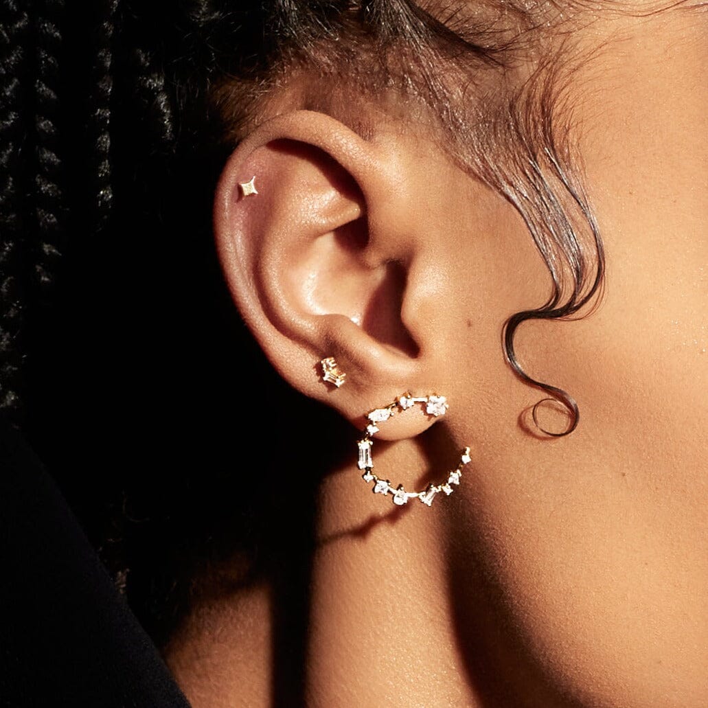 Cléo Titane Barre Nébuleuse Bijoux 