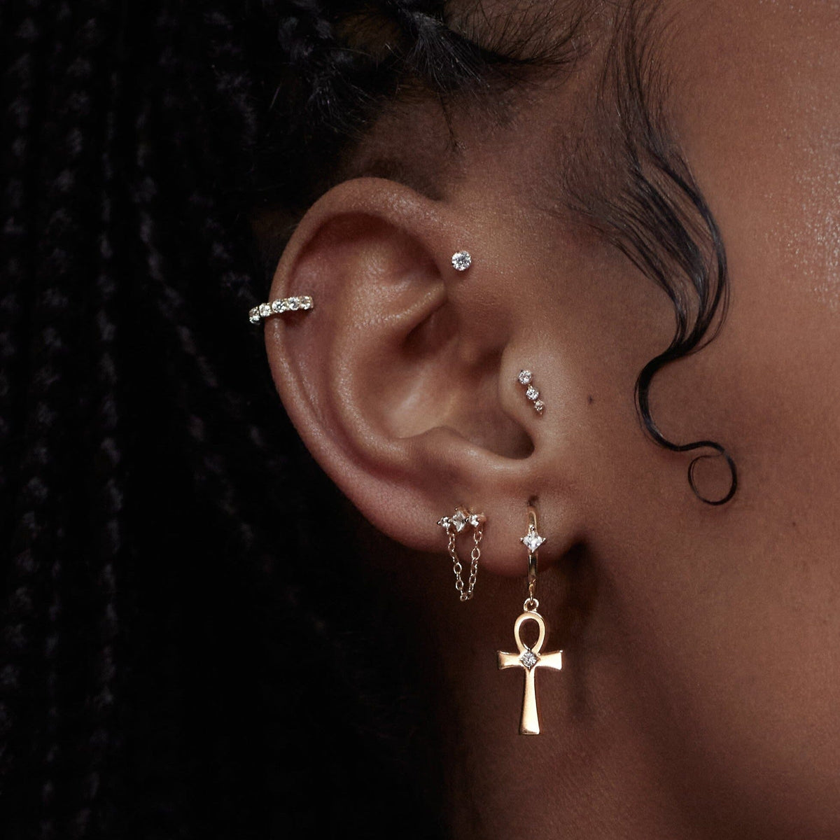 Anti-Hélix - Basic Barre Nébuleuse Bijoux 