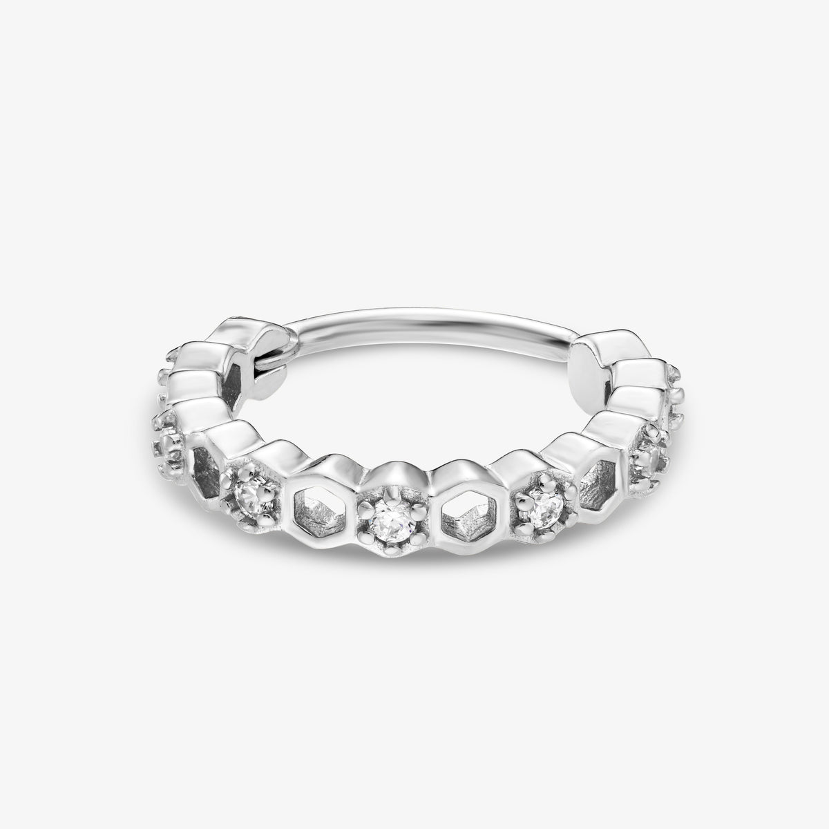 Royale Anneau Nébuleuse Argent 10mm 