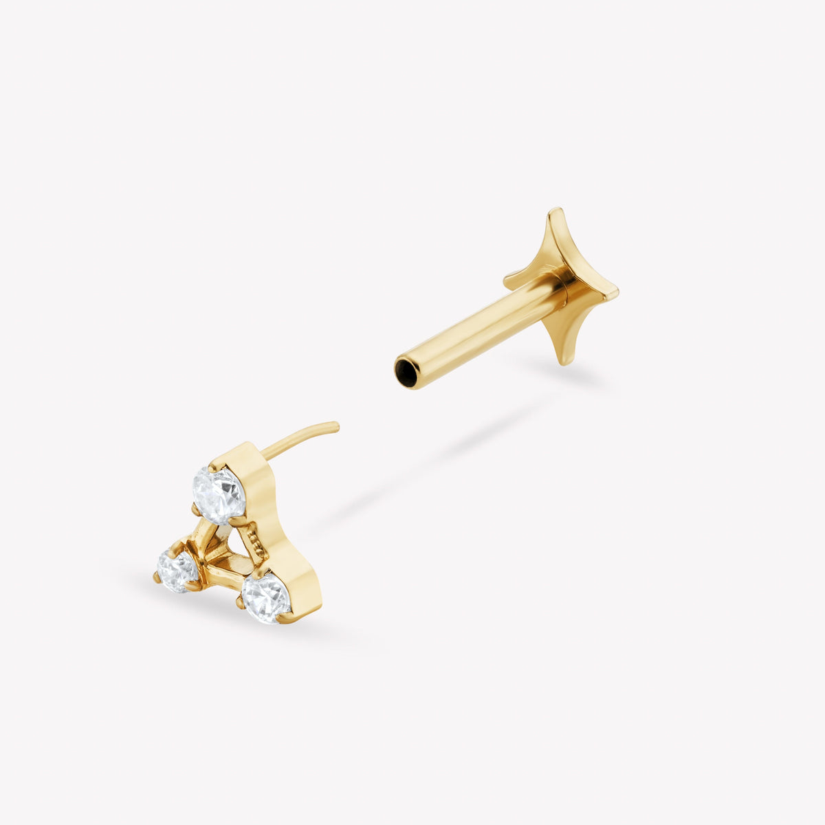 Lyra Titane Barre Nébuleuse Bijoux 