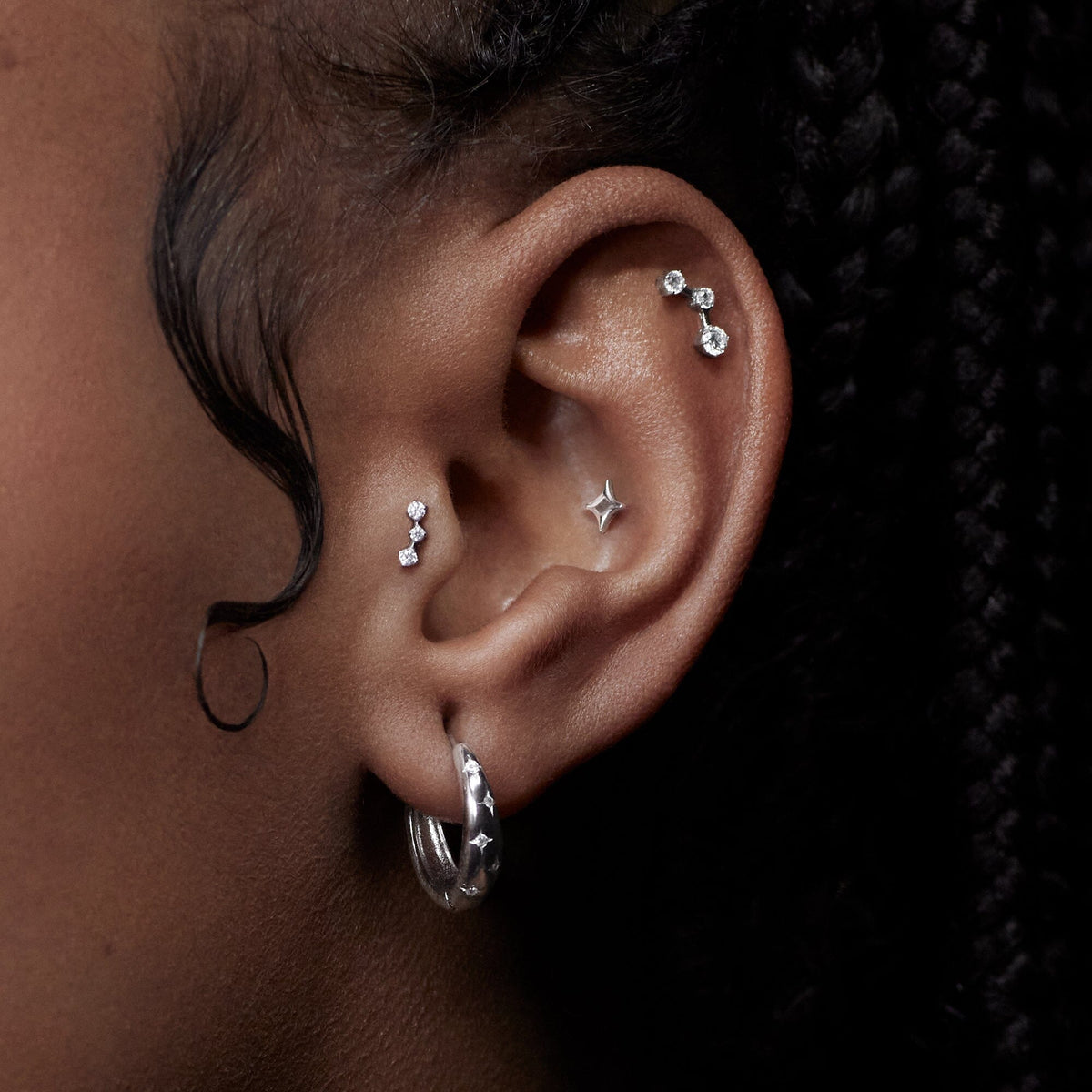 Orion Titane Barre Nébuleuse Bijoux 